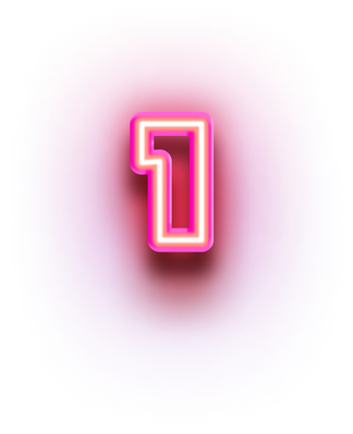 Neon Number One